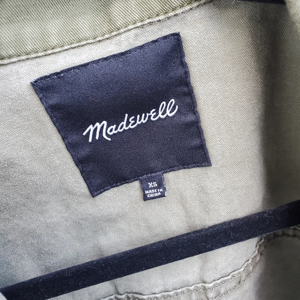 Madewell Army Green Military Utility Jacket - Picture 6 of 7